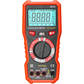   Digitális multiméter TRMS,Ohm, Hz, C, °C, dióda, MM78C Tracon