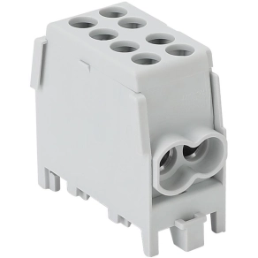  Tracon főáramköri leágazó kapocs, sínre szerelhető, szürke 2,5-25mm2 101A - FLECU-25-16-2