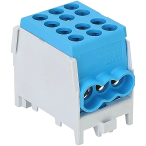   Főáramköri leágazó kapocs, sínre szerelhető, kék 2,5-25mm2 101A FLECU-25-16-3K Tracon