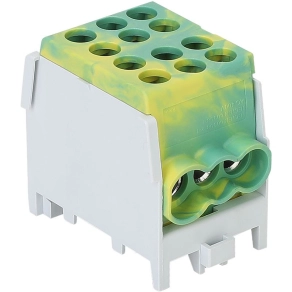   Főáramköri leágazó kapocs, sínre szerelhető, zöld/sárga 2,5-25mm2 101A FLECU-25-16-3ZS Tracon