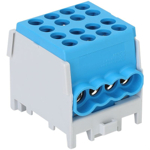   Főáramköri leágazó kapocs, sínre szerelhető, kék 2,5-25mm2, 101A FLECU-25-16-4K Tracon