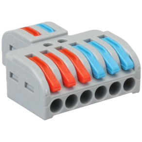   Csavar nélküli vezeték összekötő nyitható 0,5-4mm2, 32A, 400V, 2P OVO2P26 Tracon