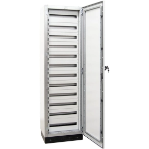   Tracon elosztószekrény fémlemez sorolható, DIN-Rail modulokkal 288Modulos (12x24) 600x2100x400 IP54 - TGEFM6021040M