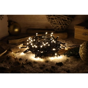   Karácsonyi sziporkázó fényfüzér, kültéri/beltéri 2+10M, 100LED, 3,6W 2700K CHRSTOSW100WW Tracon