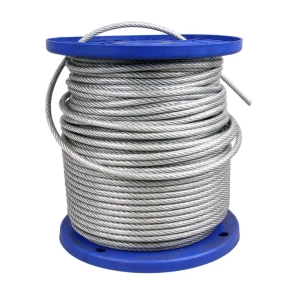 Drótkötél PVC bevonattal, 3-as DKOT3 Tracon 100m/dob