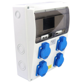   Csatlakozó doboz védelem nélkül Out:4×SCHUKO TDB16-6M Tracon