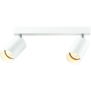   Mennyezeti állítható spot lámpatest, fehér 2xGU10, max.2x35W SPGU10MA2W Tracon