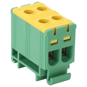  Főáramköri leágazó kapocs, sínre szerelhető, zöld/sárga 1,5-16mm2 85A FLEAL-16/2ZS Tracon