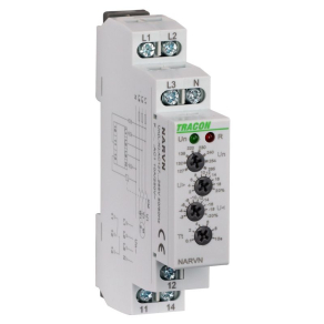 Feszültségfigyelő 3 fázisra, AC 230V, NARVN Tracon