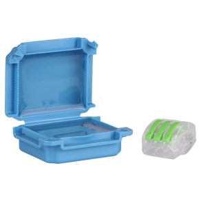   Vízálló műanyag doboz, kék 45x37x24mm, IPX8 BOXW2 Tracon