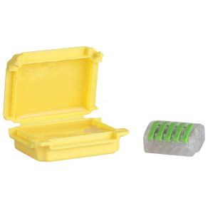   Vízálló műanyag doboz, sárga 53x39x24mm, IPX8 BOXW3 Tracon