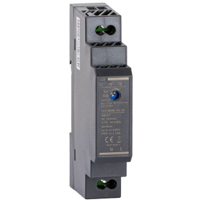   DIN sínre szerelhető tápegység szabályozható DC kimenettel DC12V,1,25A/15W LDCVDIN-15-12 Tracon