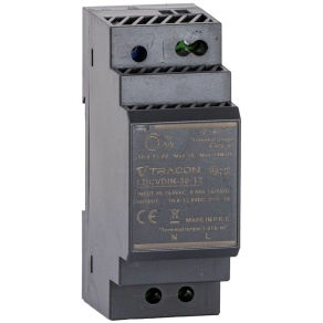   DIN sínre szerelhető tápegység szabályozható DC kimenettel DC12V,2A/24W LDCVDIN-30-12 Tracon