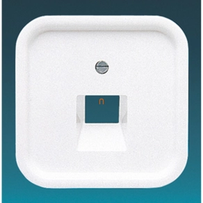 Schneider Pf-4 CLASSIC 1xRJ11/RJ45 burkolat, krém (Pf-4 KR)