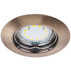   Süllyesztett spot lámpa melegfehér LED fényforrással, 8,2 cm, bronz, 3 darabos - Lite Rábalux 1048