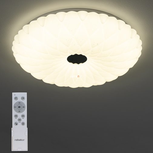Mennyezeti LED lámpa távirányítóval, virág formájú búra (Primrose)