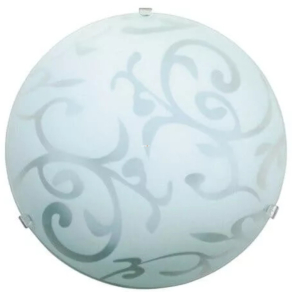   Mennyezeti lámpa inda mintás, opál üveg - Scroll Rábalux 1845