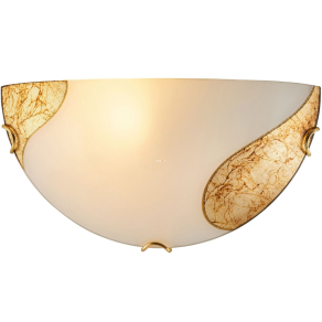   Fali lámpa antikolt arany-fehér színben - Artgold Rábalux 1940