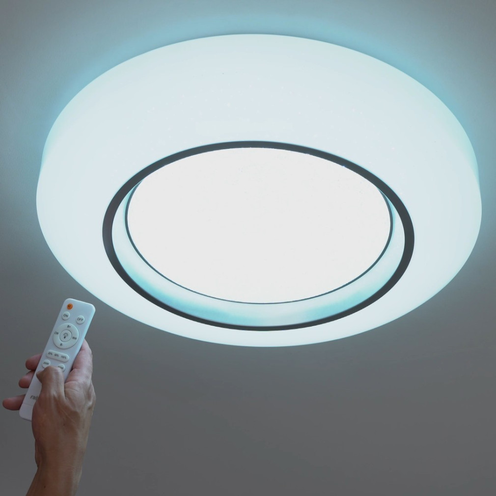 Mennyezeti LED lámpa távirányítóval 38 W, hideg-melegfehér (Taylor)