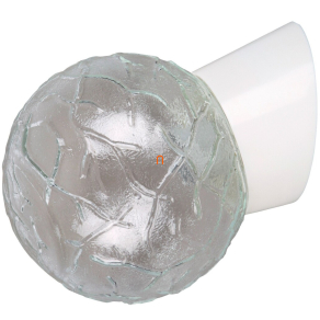 Fali üveg lámpa, fehér - Grace Rábalux 2432