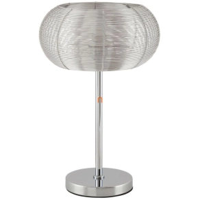   Asztali lámpa ezüst színben, 30 cm - Meda Rábalux 2907, 1xE27, 230 V