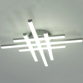   Rácsvonalas mennyezeti LED lámpa, ezüst - Nayara Rábalux 3014