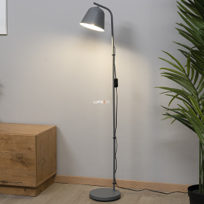   Állólámpa szürke színben, 135 cm - Malia Rábalux 3096, zsinórkapcsoló, 1xE27 foglalattal