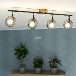   Fémhálós spot lámpa 4 foglalattal - Grendel Rábalux 3130