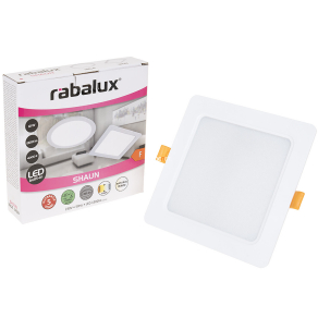   Süllyeszthető LED panel, szögletes, 14,5 cm - Shaun Rábalux 3168