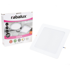   Süllyeszthető LED panel, szögletes, 17 cm - Shaun Rábalux 3169