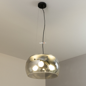   Üvegbúrás függesztett lámpa 3 foglalattal - Ursula Rábalux 3190