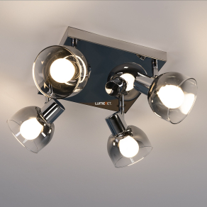   Mennyezeti spot lámpa 4 foglalattal, 22x22 cm - Tarien Rábalux 3250