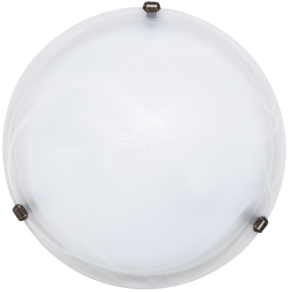   Üveg mennyezeti lámpa, bronz színű rögzítőkkel, 40 cm - Alabastro Rábalux 3303
