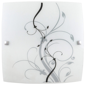 Virág mintás fali lámpa, 30x30 cm - Elina Rábalux 3692