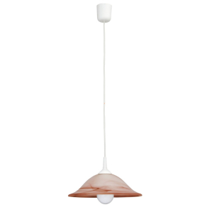   Függesztett üveg lámpa barna árnyalatban - Alabastro Rábalux 3955