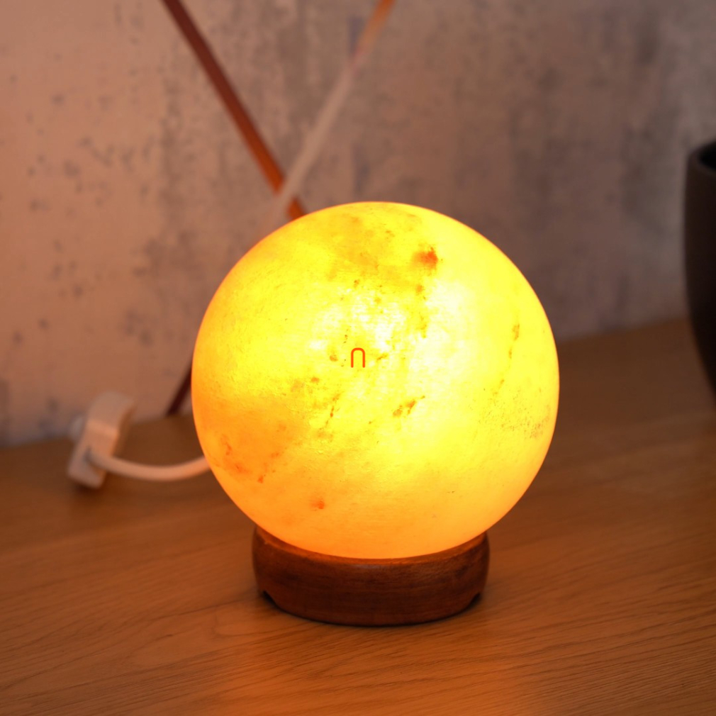 Sólámpa, gömb alakú, 12 cm - Ozone Rábalux 4093, 1xE14 foglalattal