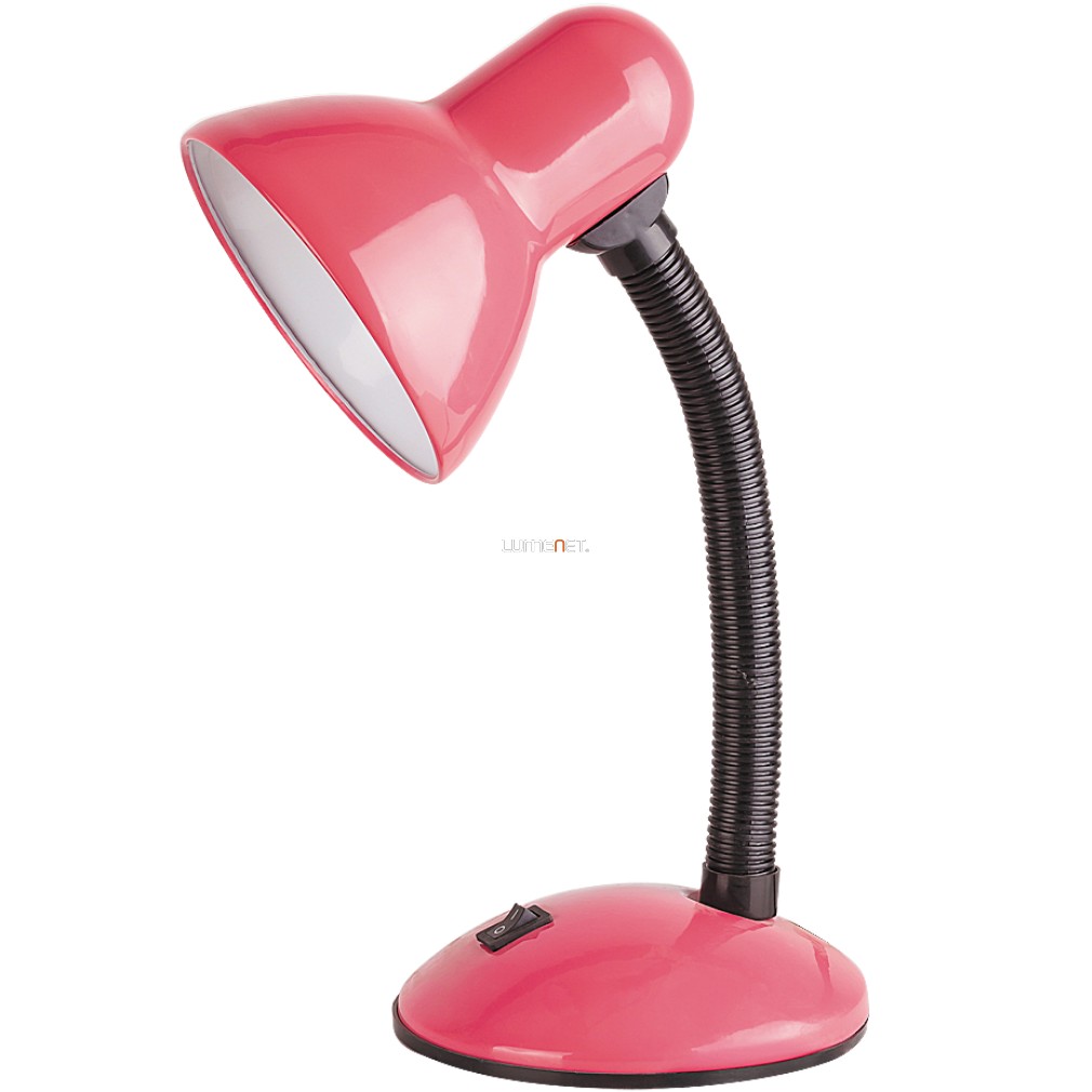 Rózsaszín asztali lámpa, állítható (Dylan)
