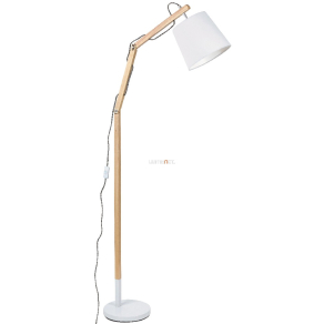   Fa állólámpa, 157 cm - Thomas Rábalux 4192, textil, 1xE27 foglalattal