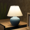 Kék asztali lámpa, 25 cm - Molly Rábalux 4392, 1xE14 foglalattal