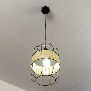   Natúr stílusú függesztett lámpa, 22 cm - Indiana Rábalux 5283