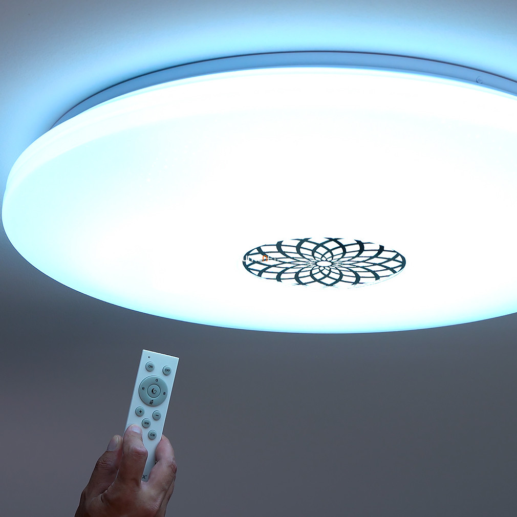 Okos mennyezeti LED lámpa, 60cm (Ophelia RGBW)