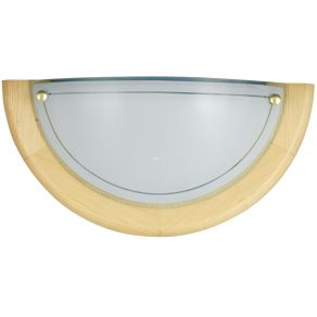   Fali lámpa félköríves natúr kerettel - Ufo Rábalux 5401