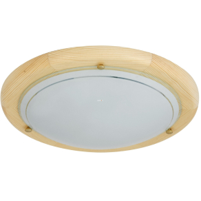   Mennyezeti lámpa fa kerettel, 2 foglalattal - Ufo Rábalux 5421