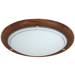   Mennyezeti lámpa fa kerettel, barna színben, 2 foglalattal - Ufo Rábalux 5427