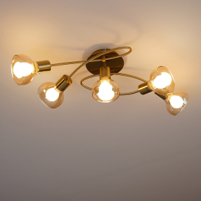 Mennyezeti lámpa öt foglalattal - Holly Rábalux 5552
