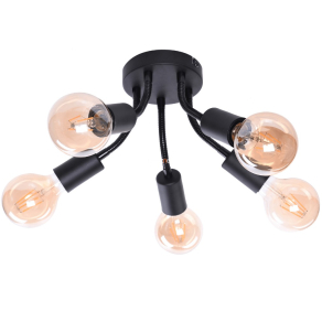   Modern csillár fekete színben, állítható - Almus Rábalux 6809