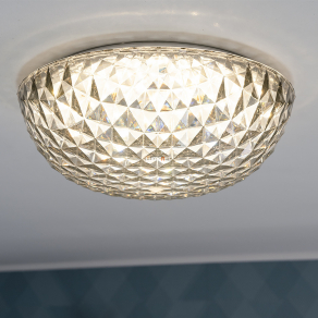   Csiszolt üveg hatású mennyezeti LED lámpa - Jillian Rábalux 6967