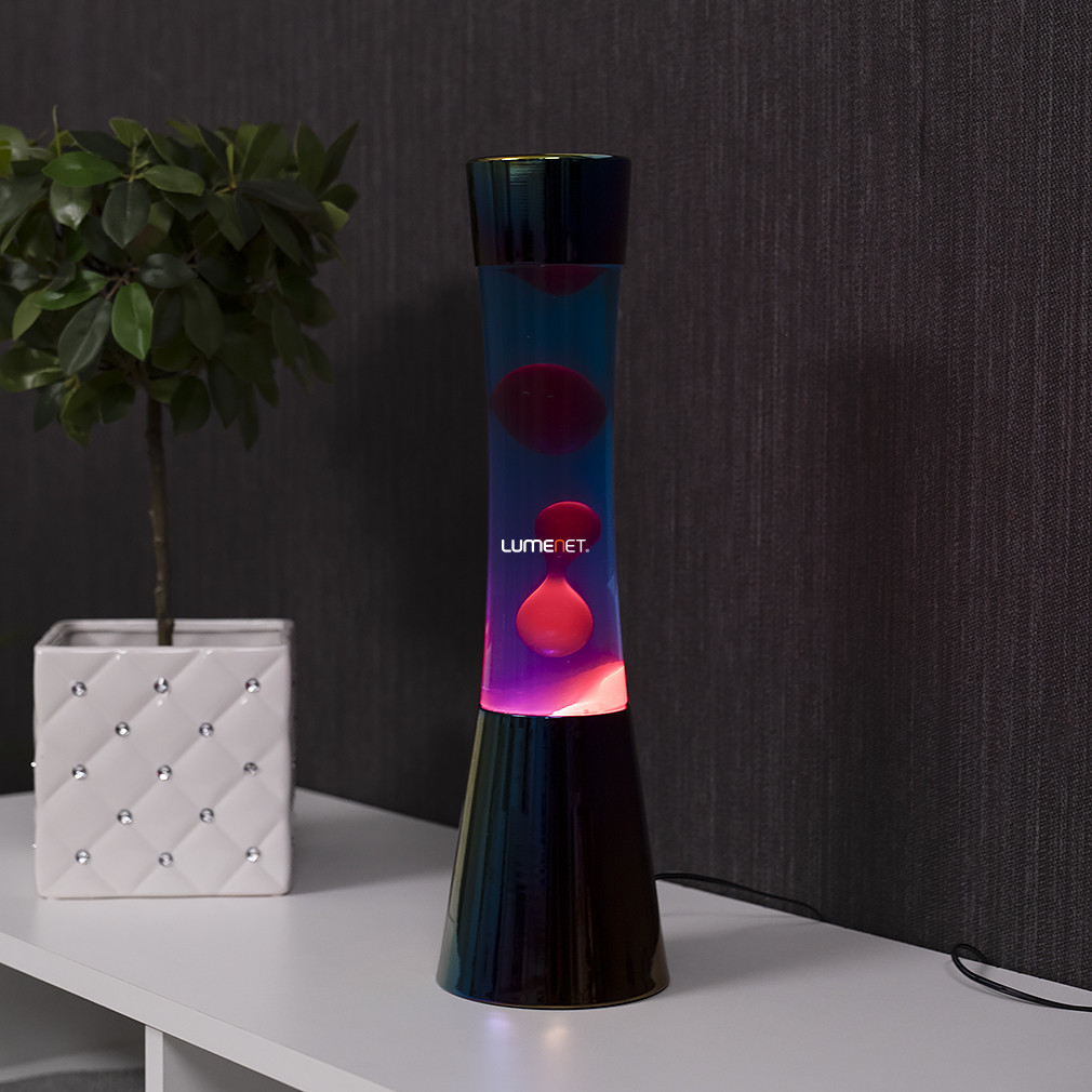 Színes lávalámpa fényforrással, 39 cm - Minka Rábalux 7028, 1xGY6.35 foglalattal