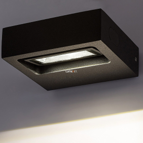   Kültéri fali LED lámpa matt fekete színben - Ganges Rábalux 7052