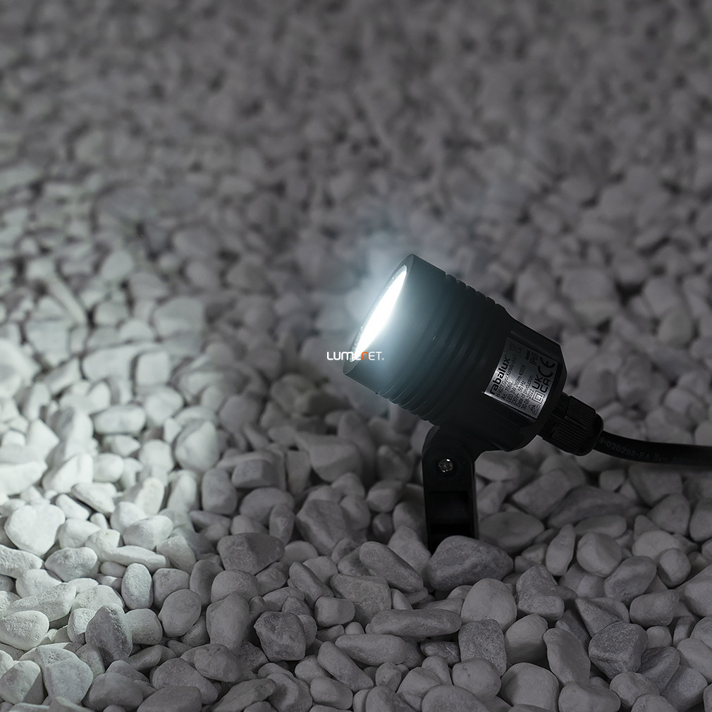 Földbe szúrható LED lámpa, fekete (Turda)